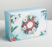 Коробка-пенал «Снежной зимы», 22*15*10 см